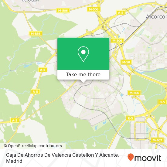 mapa Caja De Ahorros De Valencia Castellon Y Alicante