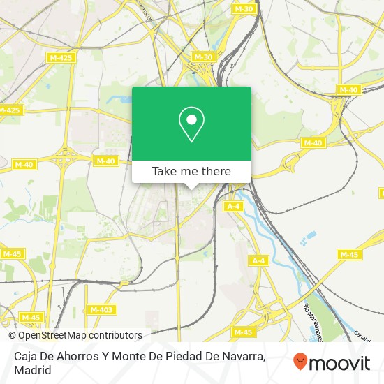 Caja De Ahorros Y Monte De Piedad De Navarra map