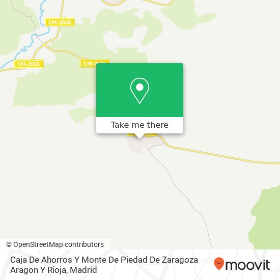 Caja De Ahorros Y Monte De Piedad De Zaragoza Aragon Y Rioja map