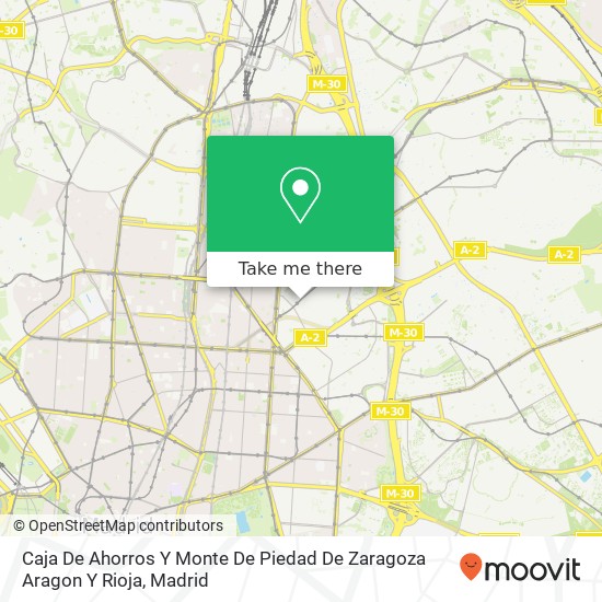 mapa Caja De Ahorros Y Monte De Piedad De Zaragoza Aragon Y Rioja