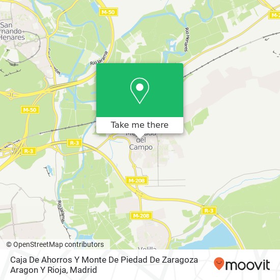 mapa Caja De Ahorros Y Monte De Piedad De Zaragoza Aragon Y Rioja