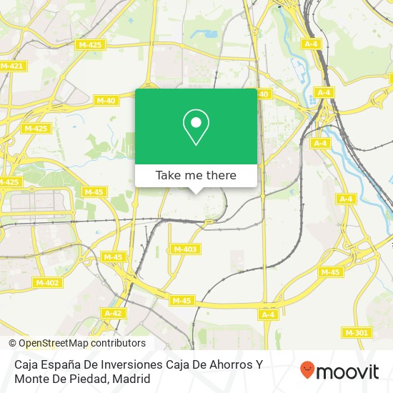 mapa Caja España De Inversiones Caja De Ahorros Y Monte De Piedad