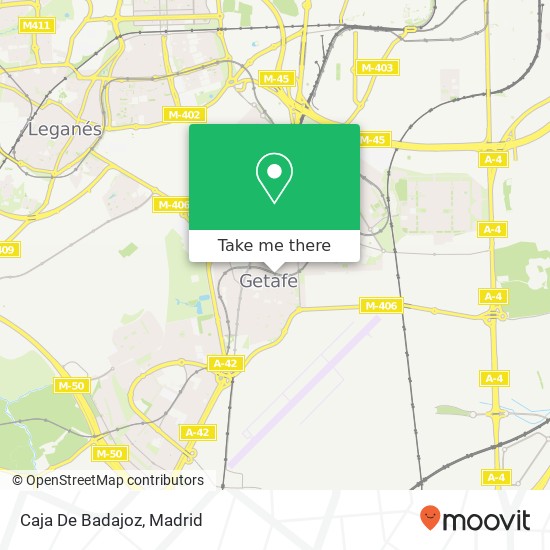 mapa Caja De Badajoz