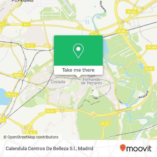 Calendula Centros De Belleza S.l. map