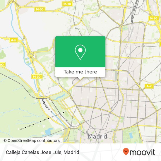 mapa Calleja Canelas Jose Luis