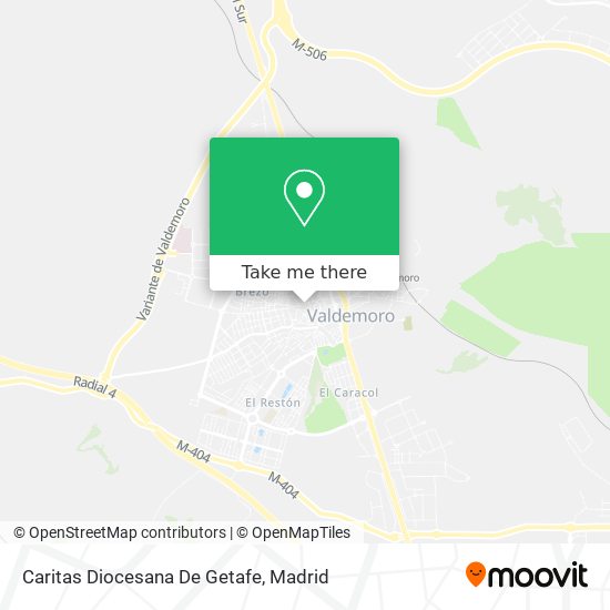Caritas Diocesana De Getafe map