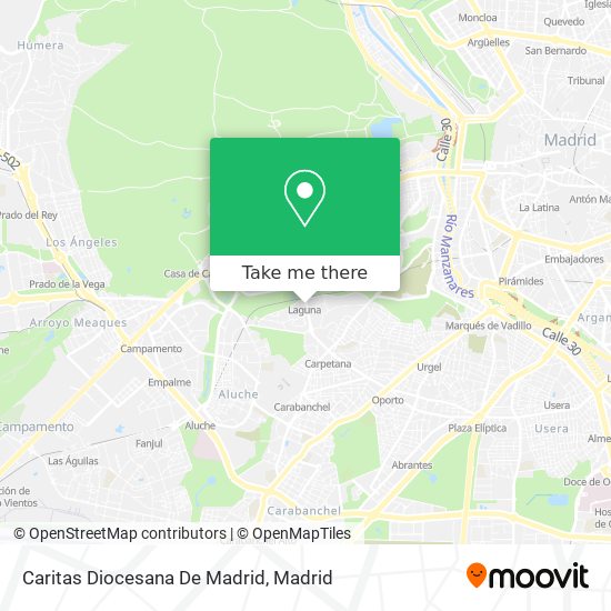 Caritas Diocesana De Madrid map