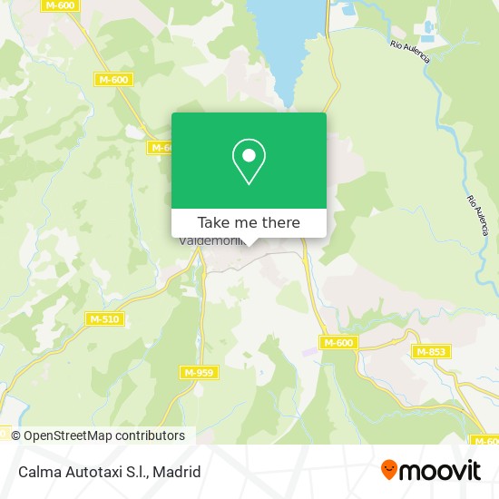 Calma Autotaxi S.l. map