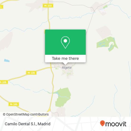 mapa Camilo Dental S.l.