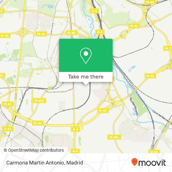 Carmona Martin Antonio map