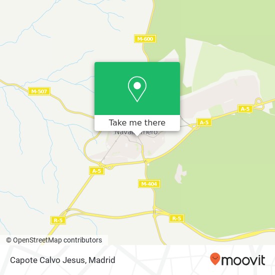 Capote Calvo Jesus map