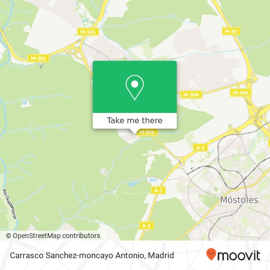 Carrasco Sanchez-moncayo Antonio map