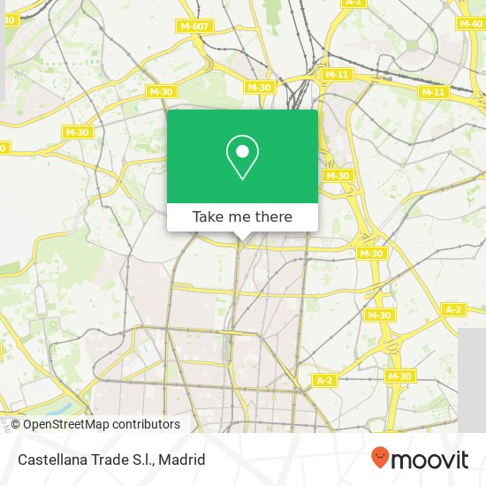 mapa Castellana Trade S.l.