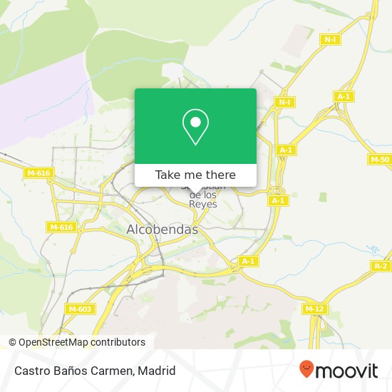 Castro Baños Carmen map