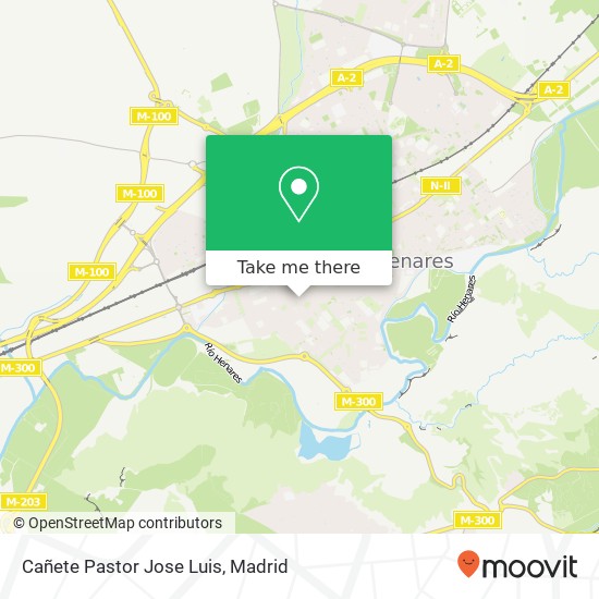 Cañete Pastor Jose Luis map