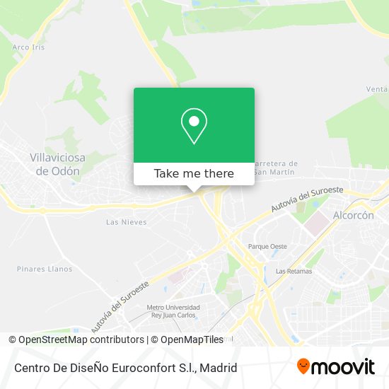 Centro De DiseÑo Euroconfort S.l. map