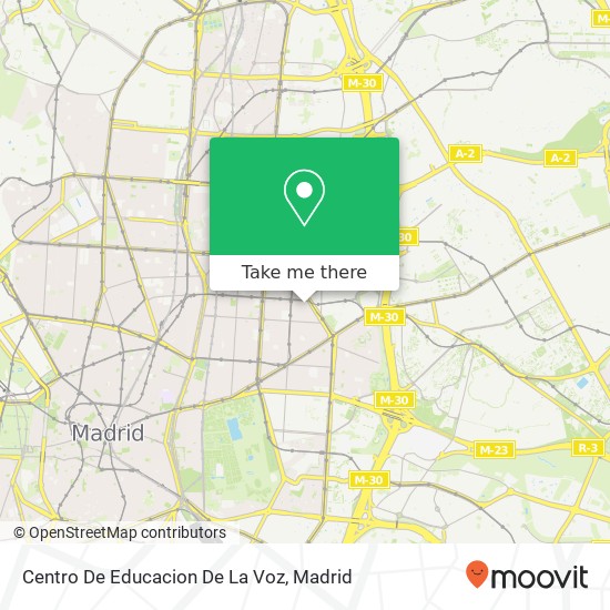 Centro De Educacion De La Voz map