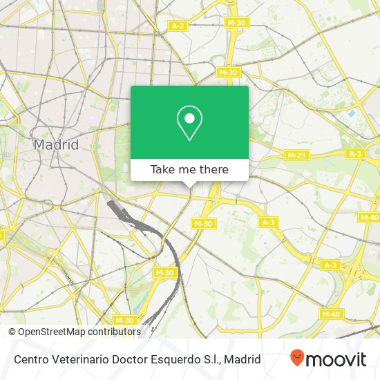 Centro Veterinario Doctor Esquerdo S.l. map