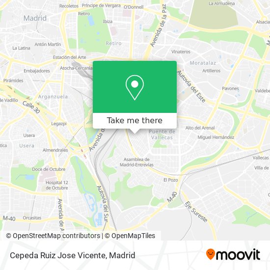 Cepeda Ruiz Jose Vicente map