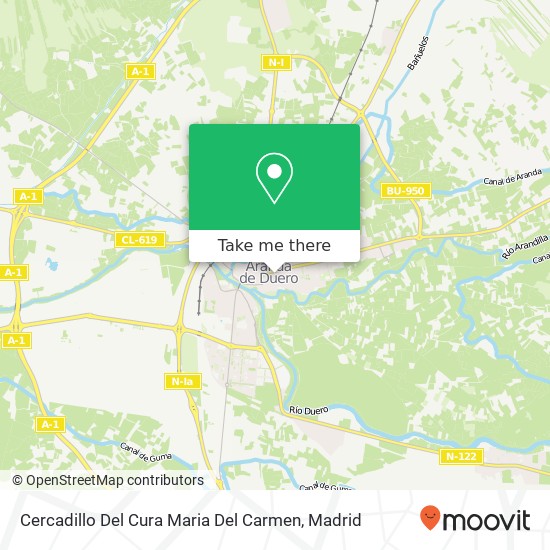 Cercadillo Del Cura Maria Del Carmen map