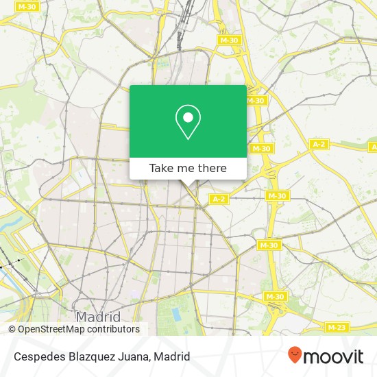 Cespedes Blazquez Juana map