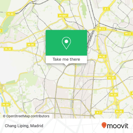 mapa Chang  Liping
