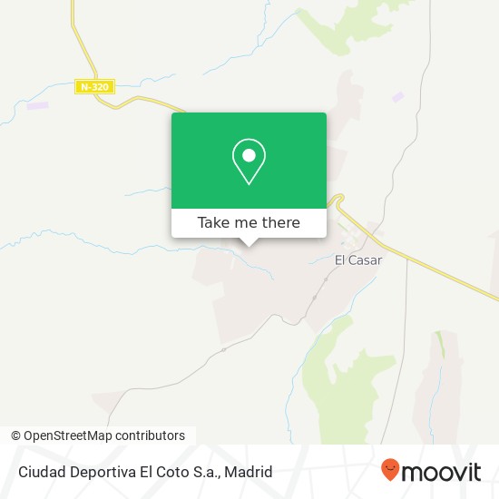 Ciudad Deportiva El Coto S.a. map