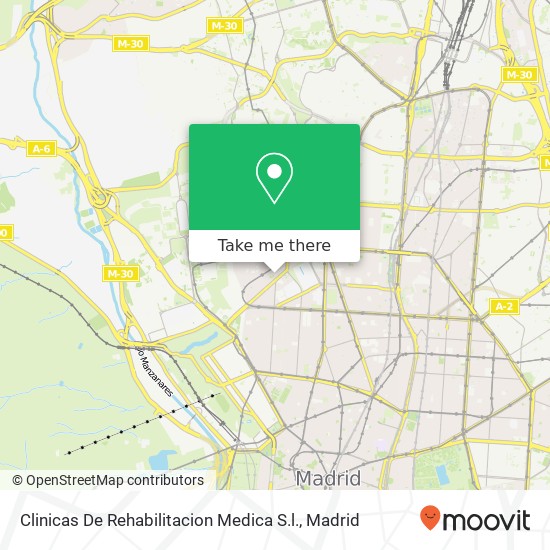 Clinicas De Rehabilitacion Medica S.l. map