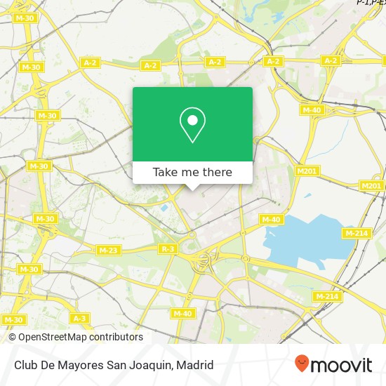 Club De Mayores San Joaquin map