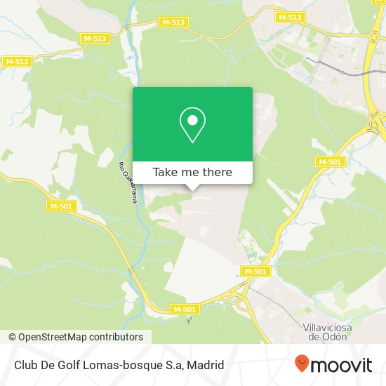 mapa Club De Golf Lomas-bosque S.a