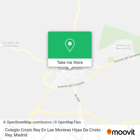 Colegio Cristo Rey En Las Moreras Hijas De Cristo Rey map