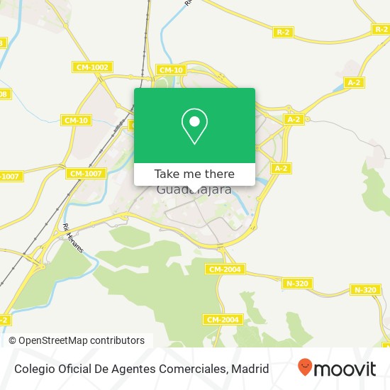 Colegio Oficial De Agentes Comerciales map