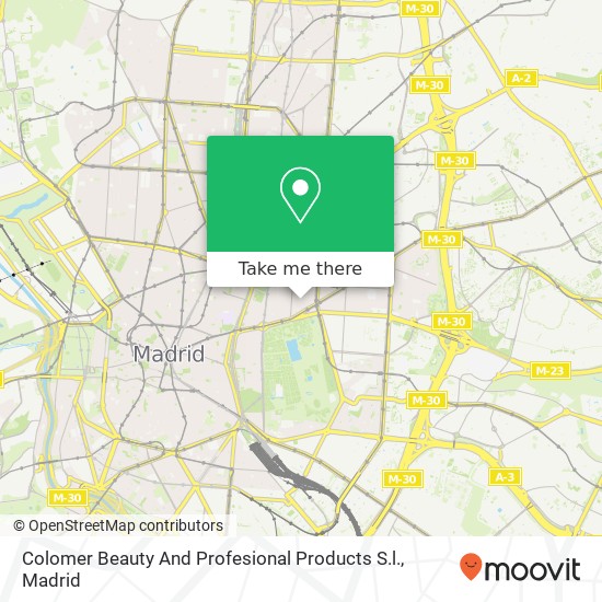 Colomer Beauty And Profesional Products S.l. map