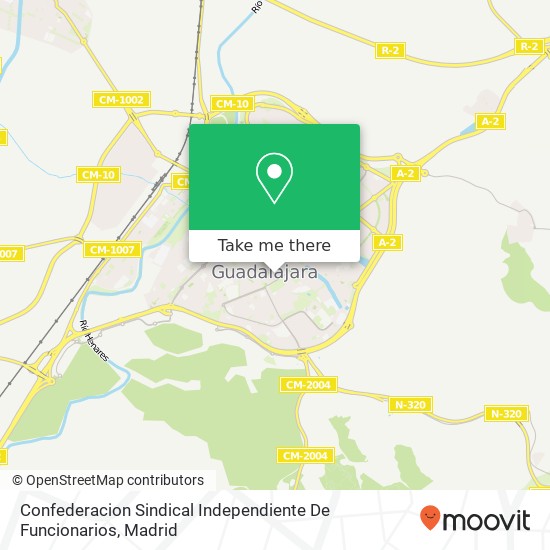 Confederacion Sindical Independiente De Funcionarios map