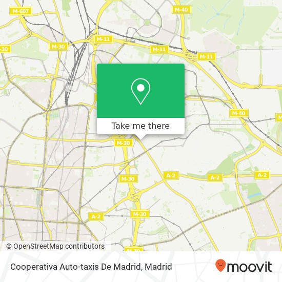 Cooperativa Auto-taxis De Madrid map