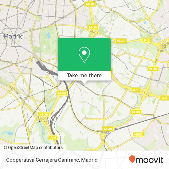 Cooperativa Cerrajera Canfranc map