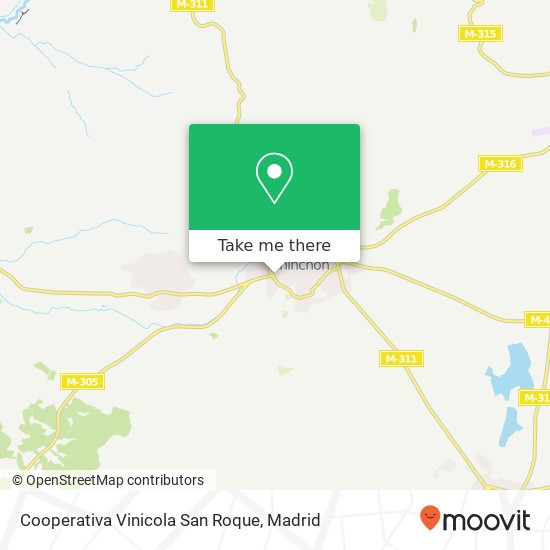 mapa Cooperativa Vinicola San Roque
