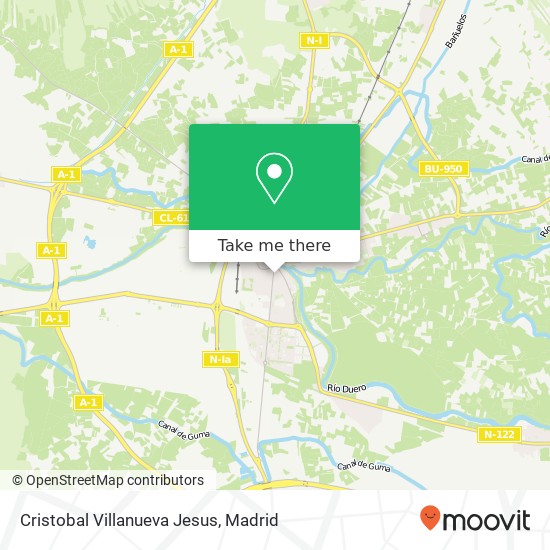 Cristobal Villanueva Jesus map