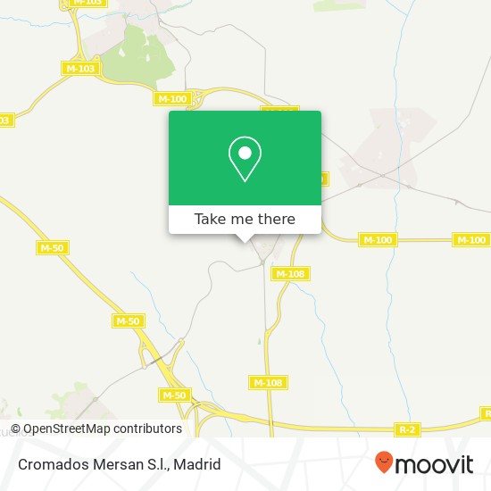 Cromados Mersan S.l. map