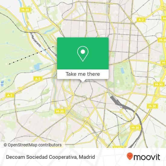 Decoam Sociedad Cooperativa map