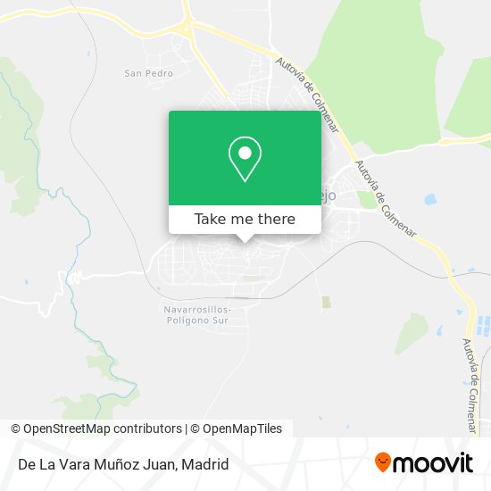 De La Vara Muñoz Juan map