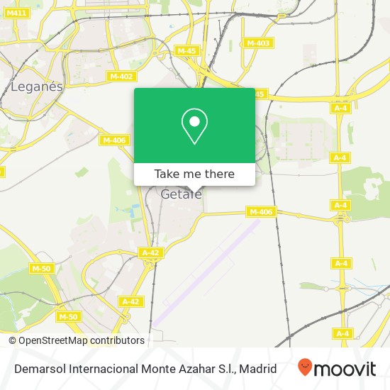 mapa Demarsol Internacional Monte Azahar S.l.