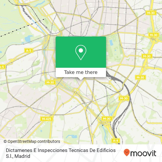 mapa Dictamenes E Inspecciones Tecnicas De Edificios S.l.