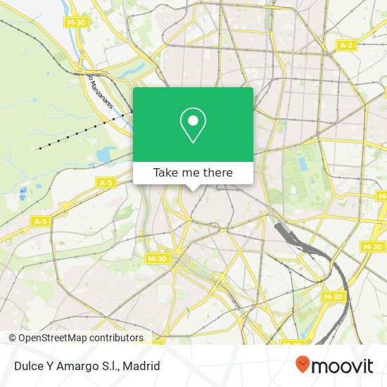 mapa Dulce Y Amargo S.l.