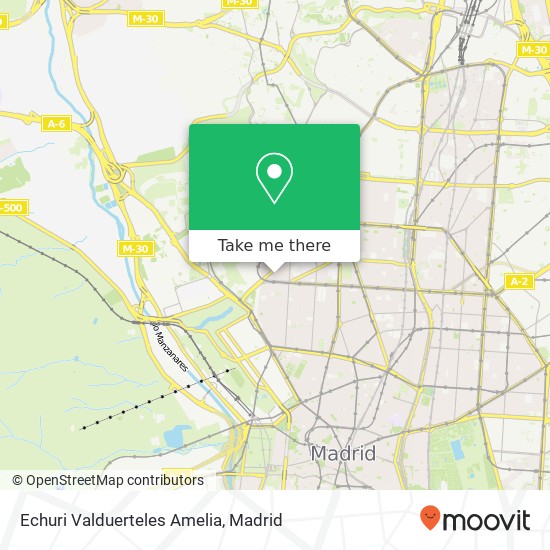 Echuri Valduerteles Amelia map