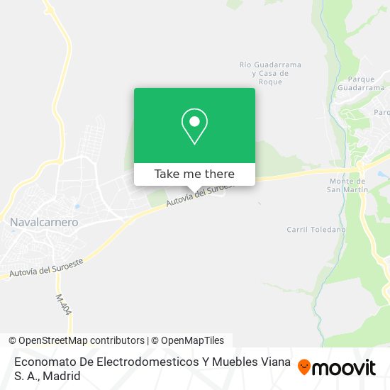 Economato De Electrodomesticos Y Muebles Viana S. A. map