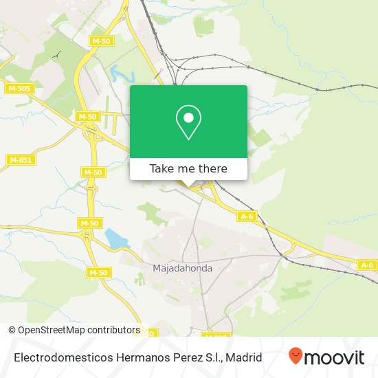 Electrodomesticos Hermanos Perez S.l. map