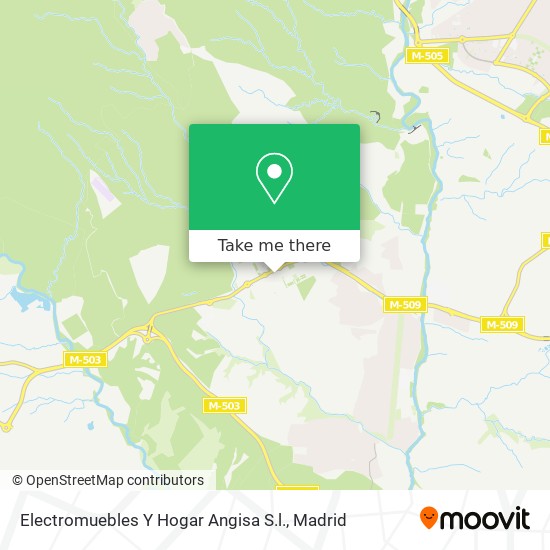 Electromuebles Y Hogar Angisa S.l. map