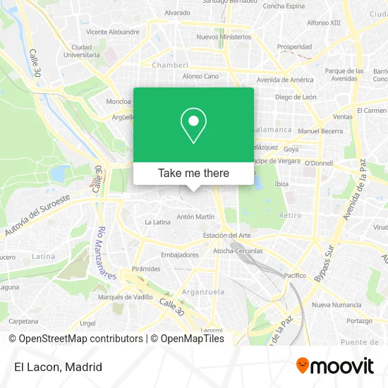 El Lacon map