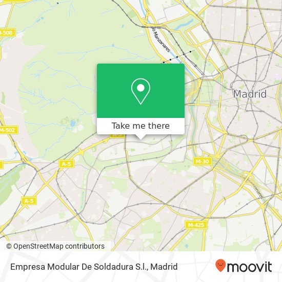 Empresa Modular De Soldadura S.l. map